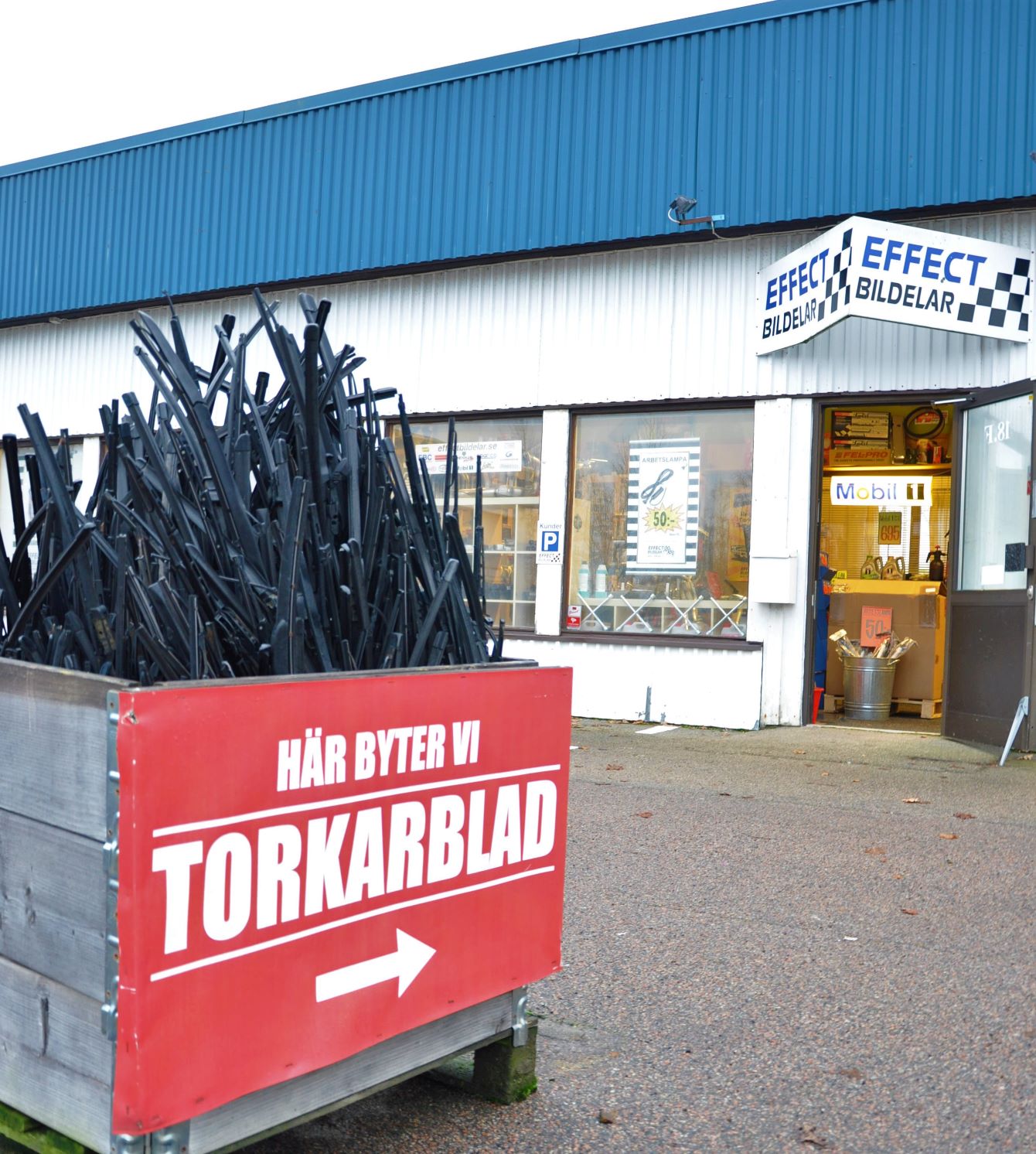 Vi byter torkarblad i Växjö